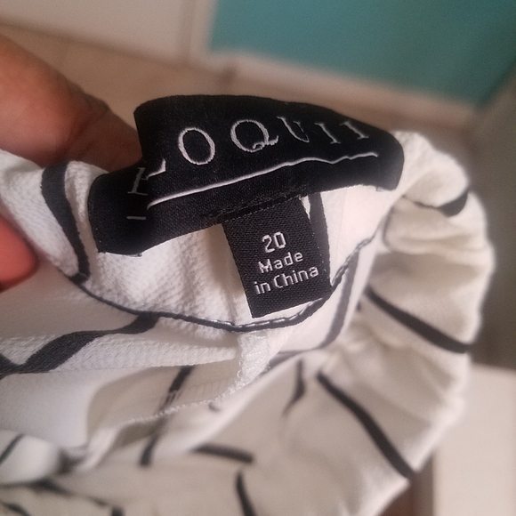 Checked wide leg Capri - Picture 4 of 4